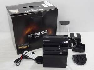 CA0152 NESPRESSO INISSIA ネスプレッソ イニッシア カプセル式コーヒーメーカー ブラック D40-BK-CO カプセルコーヒー付属なし