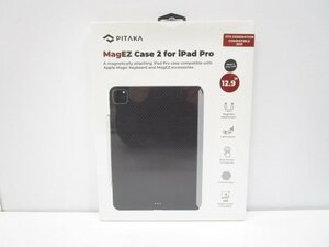 [即日発送]★未開封★ PITAKA ピタカ MagEZ Case 2 for iPad Pro 2021 iPadケース 12.9インチ ブラック/グレーツイル 磁器吸着 361