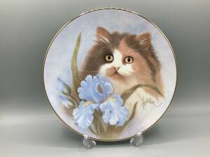 限定品 証書付き ハミルトンコレクション Summer Sunshine 猫 ネコ 飾り皿 絵皿 皿 (794)