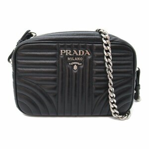 プラダ チェーンショルダー ブランドオフ PRADA レザー ショルダーバッグ レザー 中古 レディース