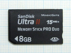 ★SanDisk メモリースティック PRODuo ８GB 中古★送料６３円～