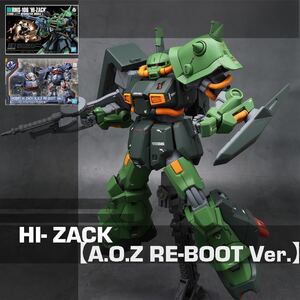 1/144 スクラッチビルド ハイザックAOZ RE-BOOT ver.　（HGハイザック & ホビーハイザック徹底改造 ガンプラ塗装済み 完成品）