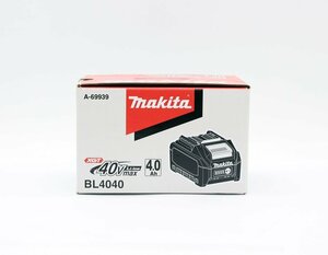 1円【未使用】マキタ 40Vmax 4.0Ah (A-69939) 純正リチウムイオンバッテリー BL4040 makita z24-1235 z_t