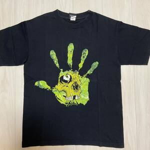 パスヘッド 刺繍あり PUSHEAD HAND OF FEAR Tシャツ　　giant ボディ