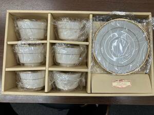 Noritake ティーカップ ソーサー セット 6客 未使用 保管品 洋食器 陶器 ノリタケ　管3709