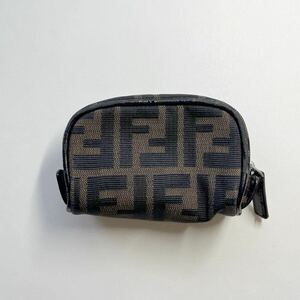 フェンディ ミニポーチ ズッカ柄小物入れ FENDI 