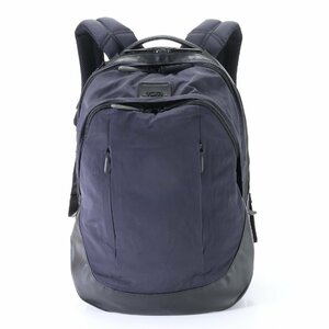 1円■美品■TUMI トゥミ■68680RVN レザー×ナイロン リュックサック リュック バックパック ショルダー バッグ ビジネス 書類鞄 EFY Q13-6