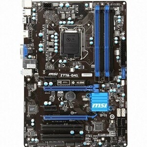 MSI Z77A-G41 LGA 1155 Intel Z77 HDMI SATA 6Gb/s USB 3.0 ATX Intel Motherboard