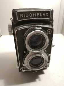 二眼レフカメラ　RICOH FLEX RIKEN RICONAR 1:3.5f=8㌢No 30530　VIEWER RICONAR 1:3.5f=8㌢　フィルムカメラ　写真　撮影　17CM47m3
