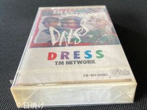 未開封新古品■TMネットワーク■DRESS■40年ほど前の新古カセットテープ■全画像ご確認ください