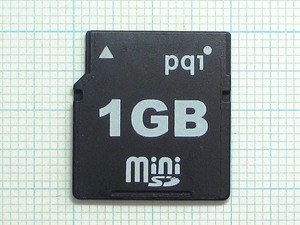 ★Ｐｑｉ miniSDメモリーカード １ＧＢ 中古★送料６３円～