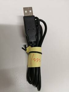 1m　USBケーブル　黒