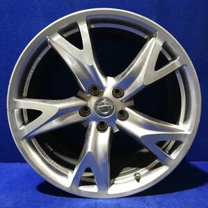 ジャンク出品!＊超レア! 希少!＊日産フェアレディZ z34＊純正ホイール＊19x9J/+47/114.3-5H＊フロントホイール＊1本＊鍛造!軽量!RAYS【04】