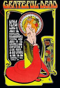 ポスター★グレイトフル・デッド バンクーバー1967コンサート(48.3×32.9cm)★Grateful Dead concert at Vancouver’s Agradome