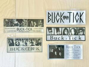 ◆未使用品◆BUCK－TICK◆ステッカー５枚セット◆当時物◆バンドステッカー◆