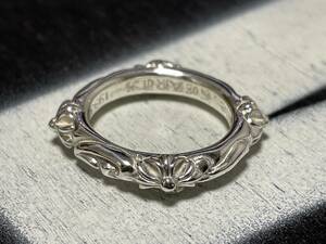 新品仕上げ CHROME HEARTS クロムハーツ SBT BAND RING SBTバンドリング 指輪 16号程度