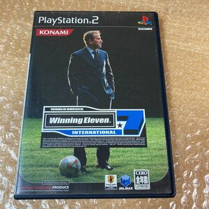 ゲーム PlayStation2/PS2 ワールドサッカー ウイニングイレブン7 インターナショナル コナミ 起動のみ動作確認
