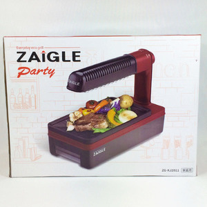 【未使用】【中古】ZAIGLE ザイグル ザイグルパーティー ZG-KJ2011 赤外線ロースター ホットプレート 電気グリル