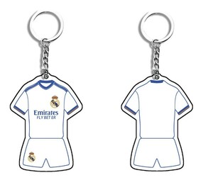 新品　キーリング　ワールドカップ レアル・マドリード　Real　Madrid　Spain　キーチェーン サッカー　ユニフォームキーホルダー