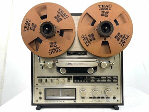 TEAC X-1000R オープンリールデッキ X-1000R/BL メタルリール ブロンズ 2枚付き ティアック 【ジャンク品】