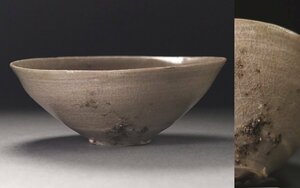 ∇花∇高麗末期～李朝時代初期頃 高麗青磁盃 直径10.5cm 秀逸朝鮮茶道具