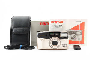 【外観美品/元箱付き】Pentax Espio 125M ペンタックス エスピオ 35mm コンパクト フィルム カメラ レア オールド 少々難あり