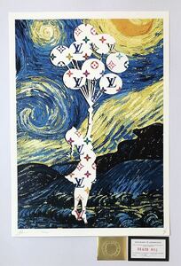 DEATH NYC アートポスター 世界限定100枚 ポップアート バンクシー banksy 風船少女 ゴッホ Gogh 星月夜 ヴィトン ポスター 現代アート 