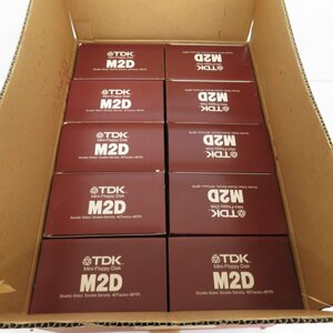 TDK 5インチFD M2D-HBX2 フロッピーディスク 10パック(20ディスク) 10個入り ジャンク