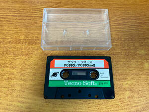 PC-8801 カセットテープ THUNDER FORCE 022