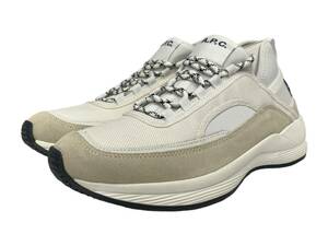 A.P.C. (アーペーセー) ランアラウンド スニーカー Run Around Sneakers PAACT M56084 AAB 41 26.5cm前後 白 ホワイト（TN） メンズ/009