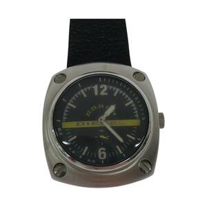 DIESEL ディーゼル DZ-1199 腕時計/ブラック×シルバー メンズ