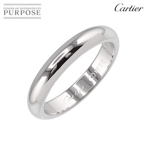 カルティエ Cartier クラシック #59 リング 幅3.9mm Pt プラチナ 指輪 Classic Ring 90220006