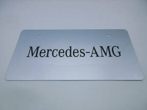 メルセデスベンツ AMG ディーラーロゴ 新車展示用 非売品 ナンバープレート マスコットプレート A45 C63 E63 S63 S65 G63 GLA GLC GLE GLS