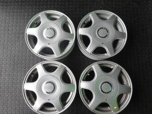 中古 12inch アルミホイール（ホイールキャップ付き） 4本 12x4.00B 4H