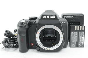 ★超極上★ ペンタックス PENTAX K-r ブラックボディ ★バッテリー チャージャー付き ★完動品 ＃A176