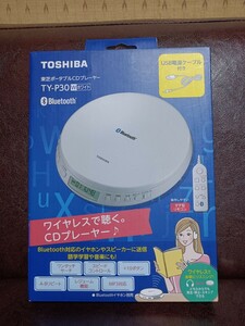 東芝 Bluetooth ポータブルCDプレーヤー TY-P30 ホワイト TOSHIBA