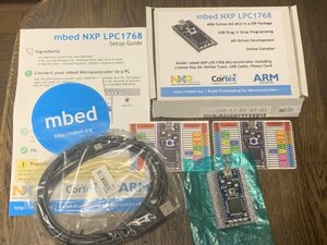 mbed NXP LPC1768 と mbedベースボード（動作未確認、ジャンク）