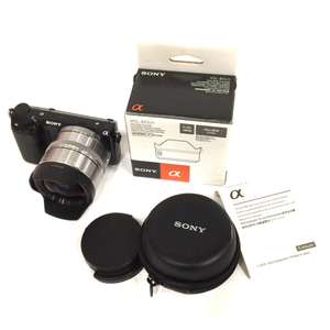 1円 SONY NEX-5R E 2.8/16 VCL-ECU1 ミラーレス一眼 デジタルカメラ L302220
