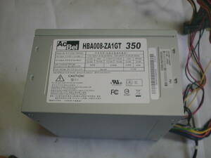 PC電源 AcBel HBA008-ZA1GT 350 350W ATX12V付 24P 動作確認 k133
