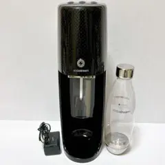 【美品】soda stream ソーダストリーム スピリットワンタッチ ブラック