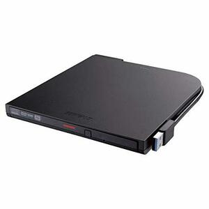 バッファロー ポータブルDVDドライブ(ブラック) DVSM-PTV8U3-BKA(中古品)