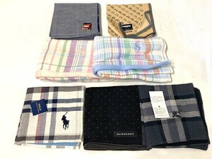 ◆ハンカチまとめ◆ ラルフローレン Ralph Lauren バーバリー　Burberry ブランド タオルハンカチ 薄手 ハンドタオル プレゼントにも！