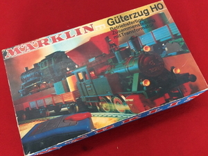 【MARKLIN/メルクリン/HOゲージ鉄道模型/2965/蒸気機関車/列車/貨車3両/カーブレール/ストレートレール】スケールモデル玩具線路