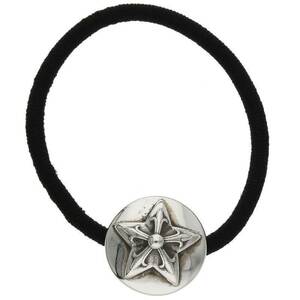 クロムハーツ Chrome Hearts HAIRBAND/スターボタンヘアゴム シルバーコンチョ 中古 GZ11