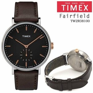 TIMEX (タイメックス) Fairfield（フェアフィールド サブセコンド ブラウン） TW2R38100　41mm　ユニセックス 