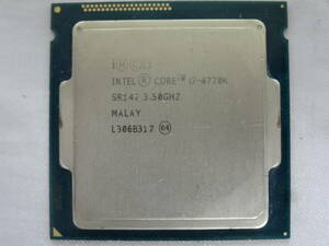 ★Intel / CPU Core i7-4770K 3.50GHz 起動確認済★ジャンク！！