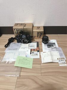 Nikon ニコン F3フィルム一眼レフカメラ レンズ NIKKOR 50mm 1:1.4 外箱 長期保管品 