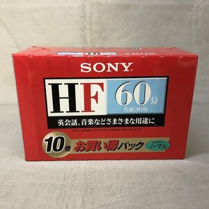 【未使用品】SONY（ソニー）10C-60HFB カセットテープ ノーマル 60分　10巻パック[4]（管理番号：046102）