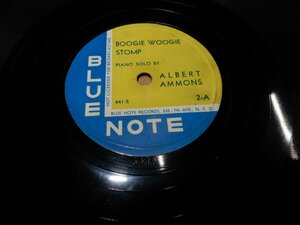 SP 78☆人気のBLUE NOTE☆2-A:BOOGIE WOOGIE STOMP☆2-B:BOOGIE WOOGIE BLUES☆ALBERT AMMONS☆235 7th Ave.N.Y.C.☆12インチ☆管理157