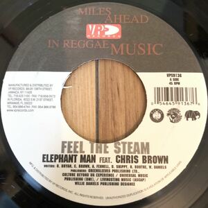 送料無料★レア インターナショナルヒット!! FEEL THE STEAM / ELEPHANT MAN feat. CHRIS BROWN★